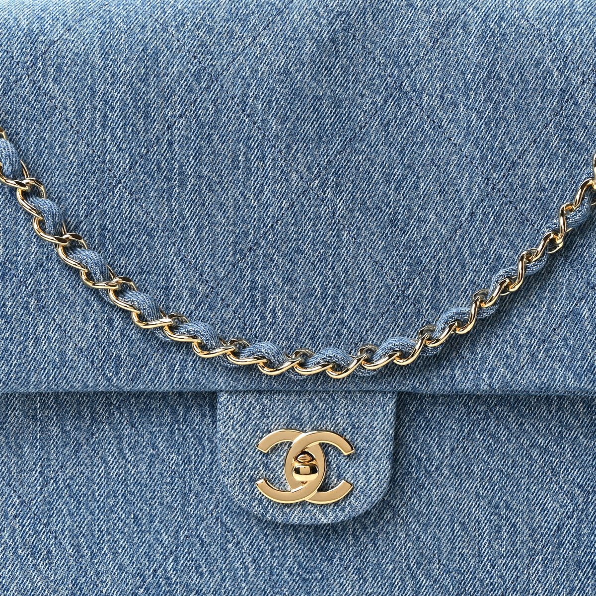 Denim Souplissimo Maxi Flap Blue