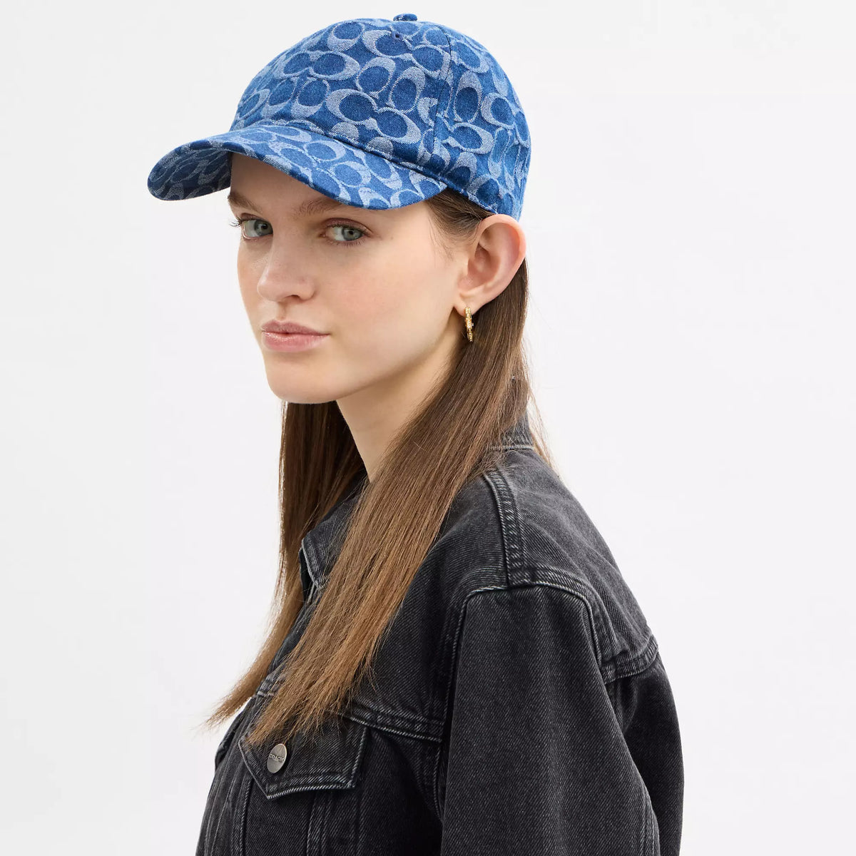 Coach Outlet Signature Denim Baseball Hat
