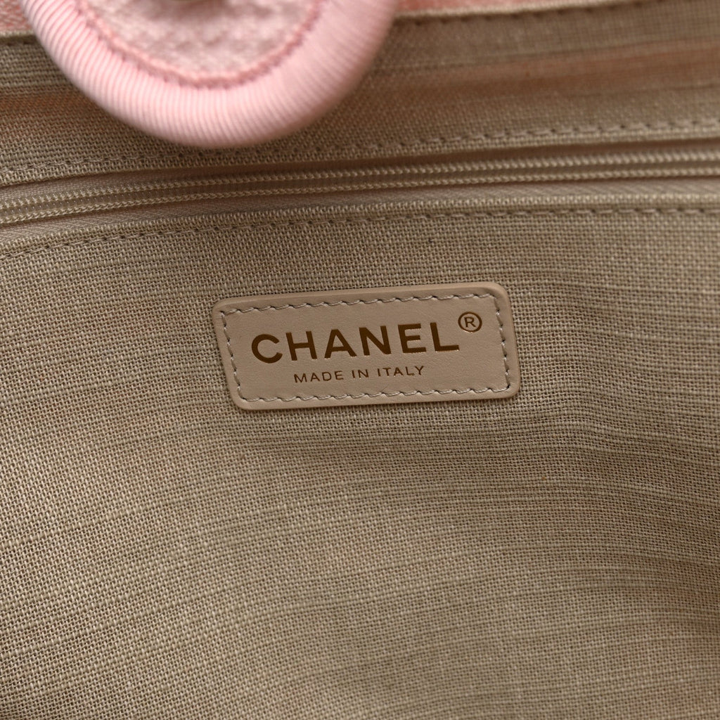 Mixed Fibers Small Deauville Tote Light Pink