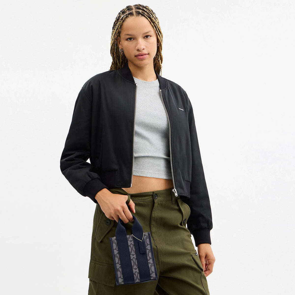 Coach Outlet Smith Mini Tote Bag In Signature Jacquard