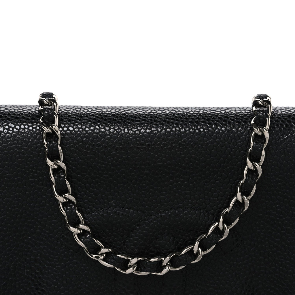 Caviar Half Moon Wallet On Chain WOC Black