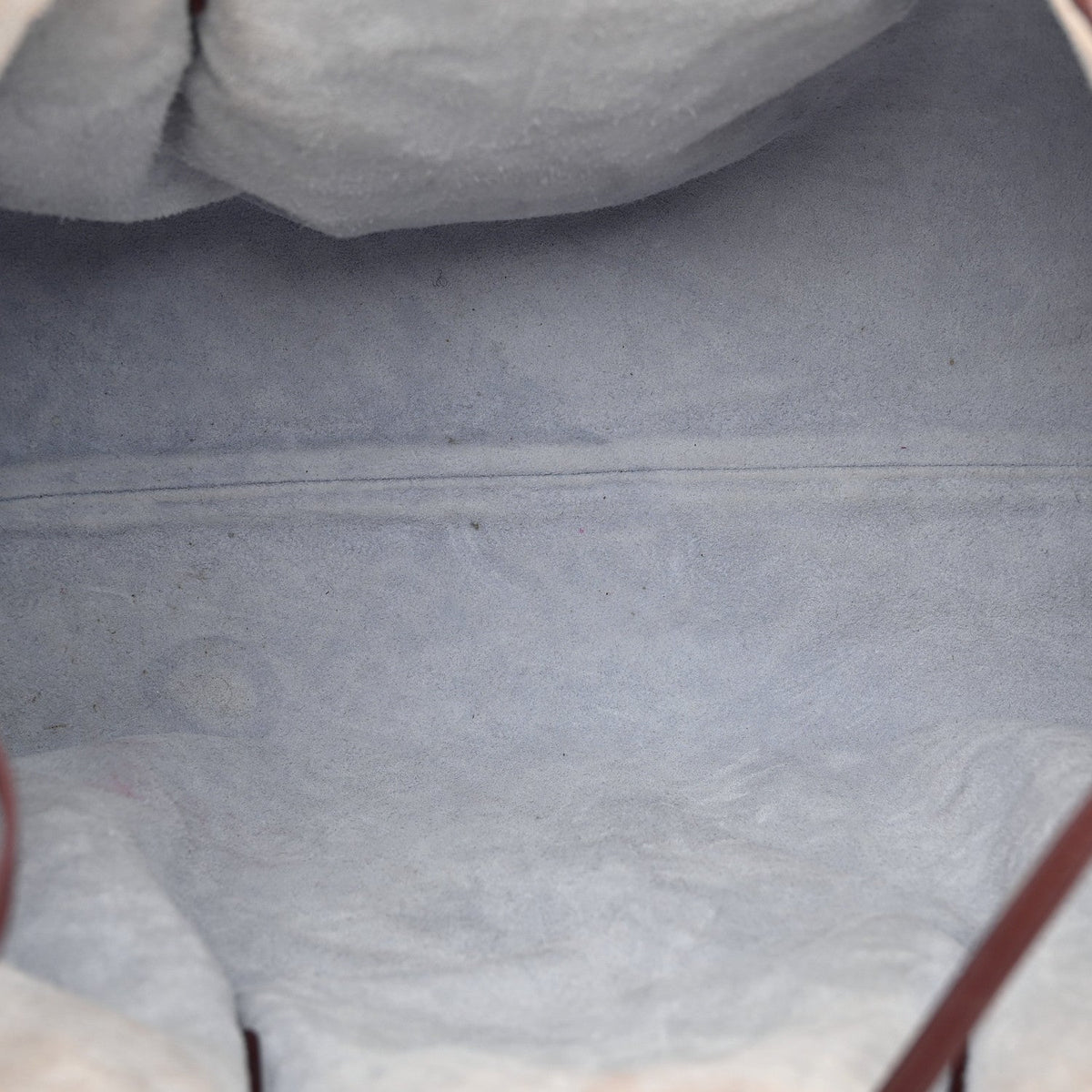 Calfskin Intrecciato Pinacoteca Reversible Tote Madder Brown Lunar