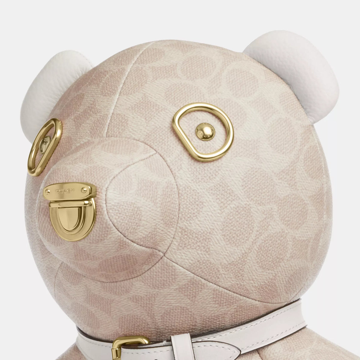 Coach Outlet Collectible Bear In Signature Canvas