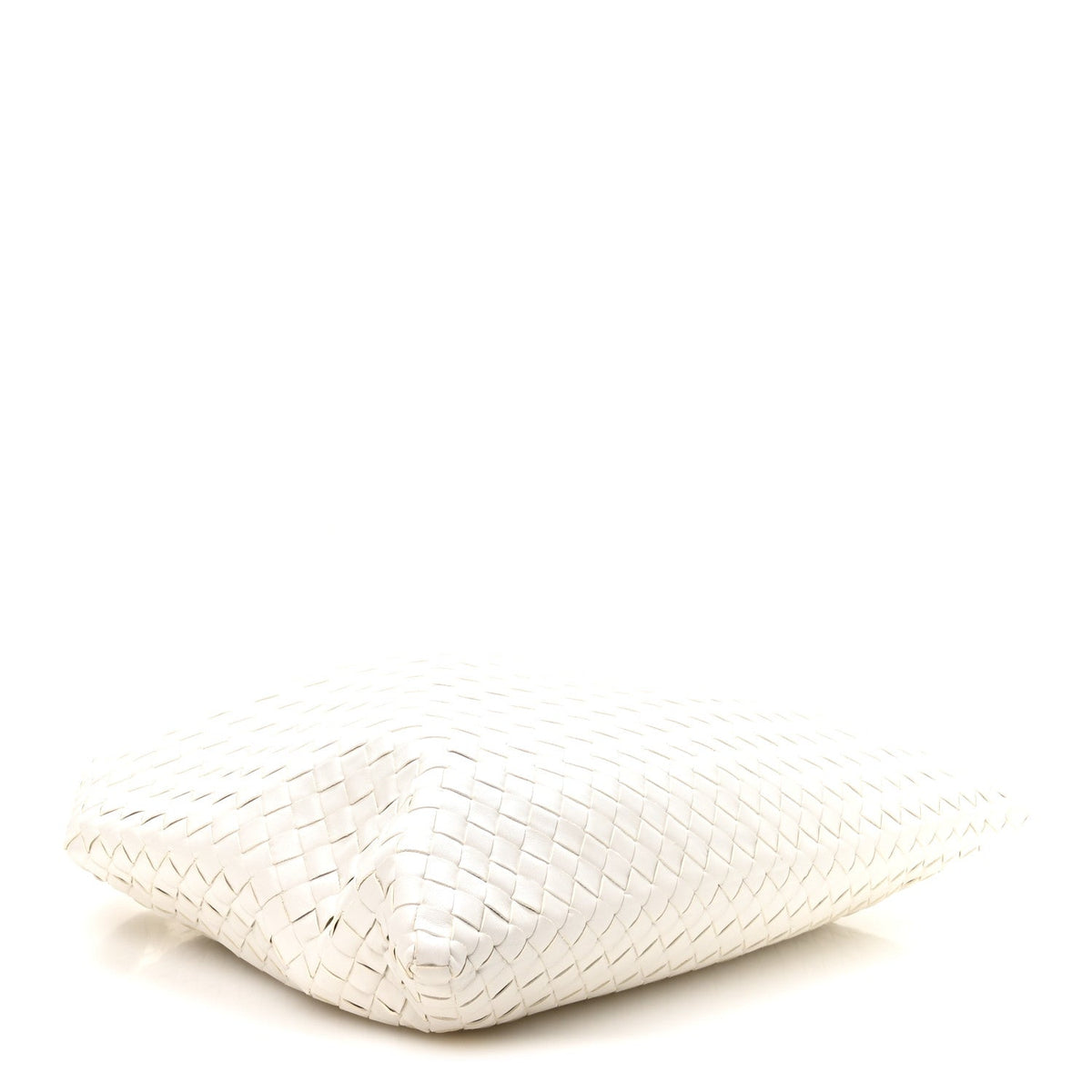 Calfskin Intrecciato Large Hop White