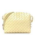 Polished Nappa Intrecciato Knot Small Loop Camera Bag Zest Washed