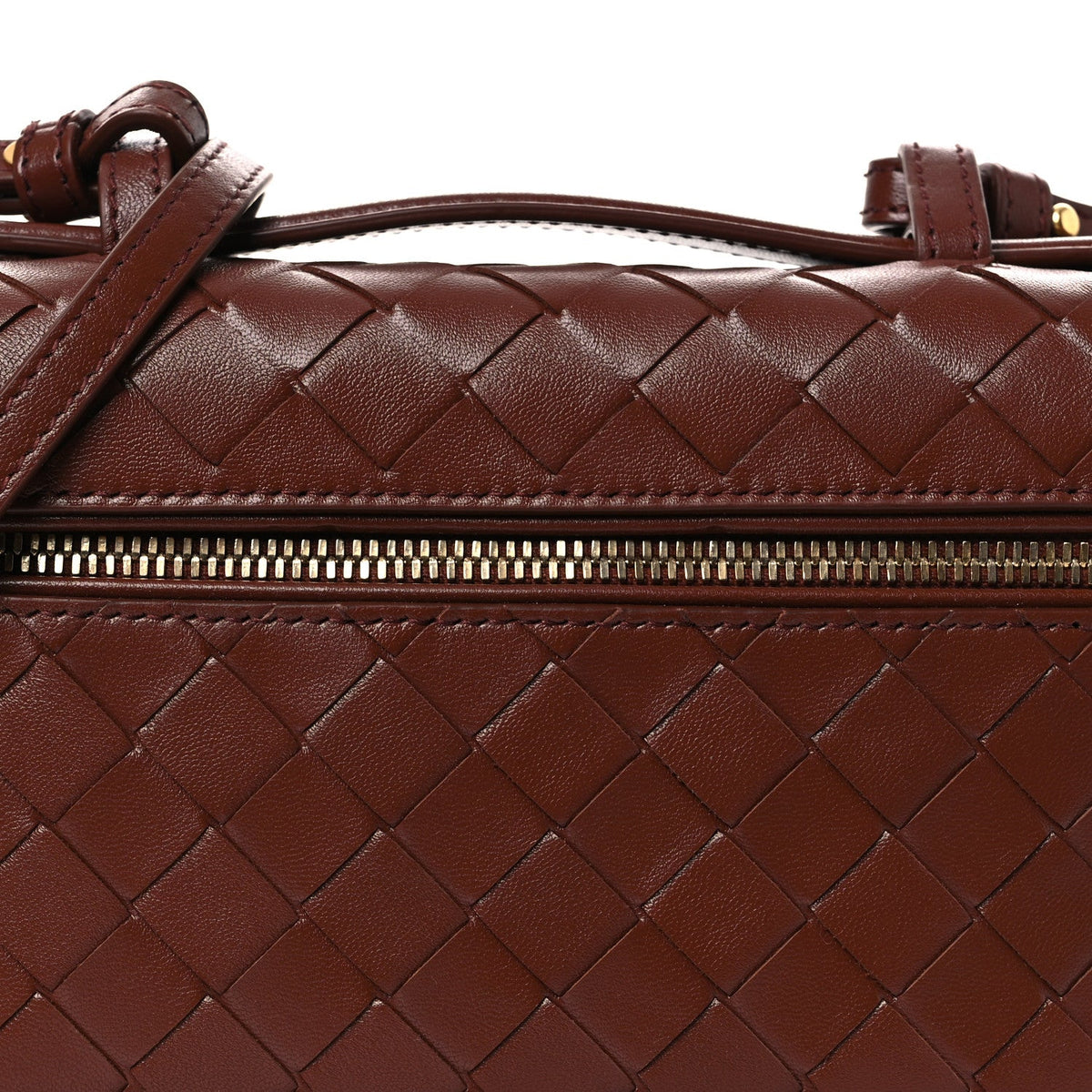 Nappa Intrecciato Bang Bang Vanity Case Sapele
