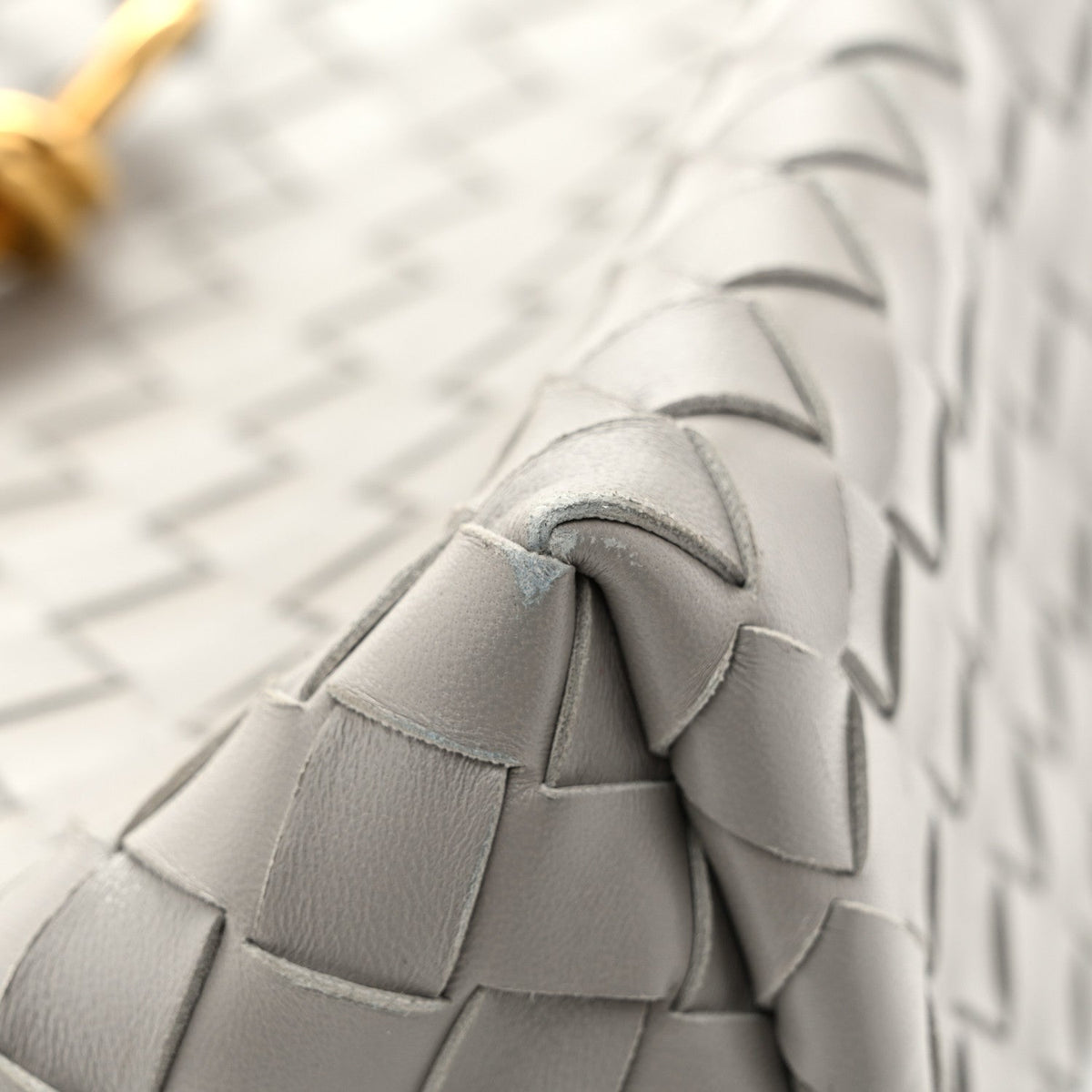 Nappa Intrecciato Small Andiamo Shoulder Bag Sterling