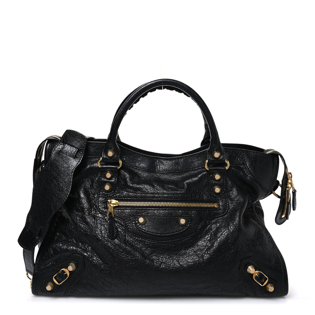 Agneau Giant 12 Gold Hardware City Black