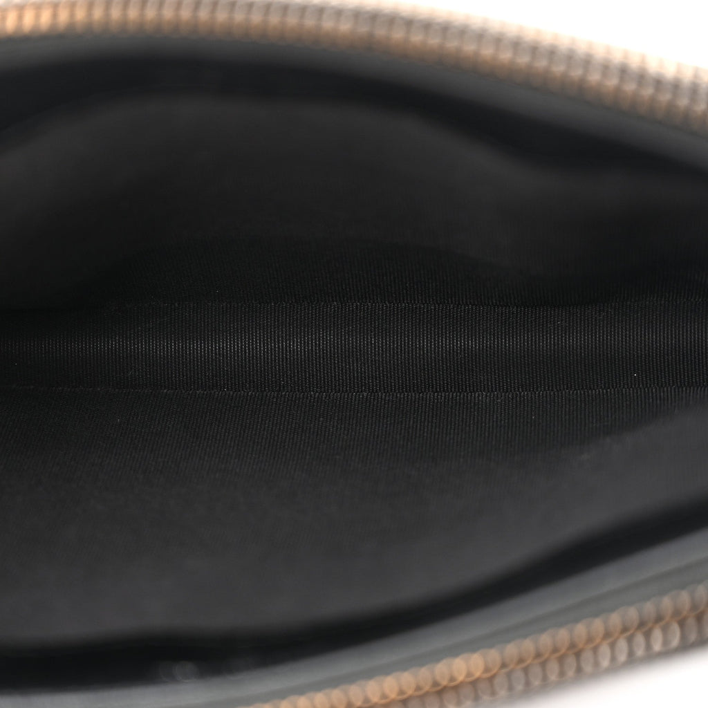 Lambskin Quilted Small Boy Clutch With Chain So Black