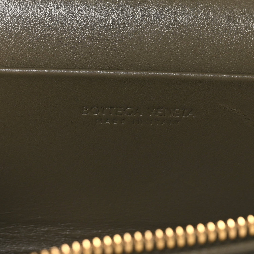Calfskin Intrecciato Bang Bang Vanity Case Cypress