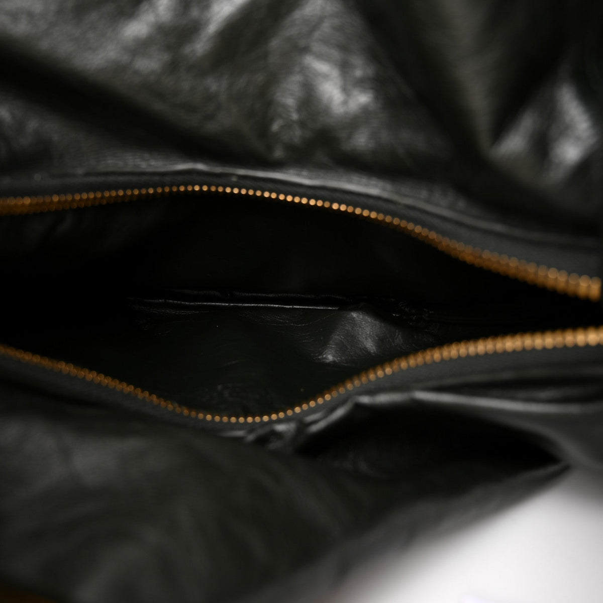 Calfskin Foulard Shoulder Bag Dark Green