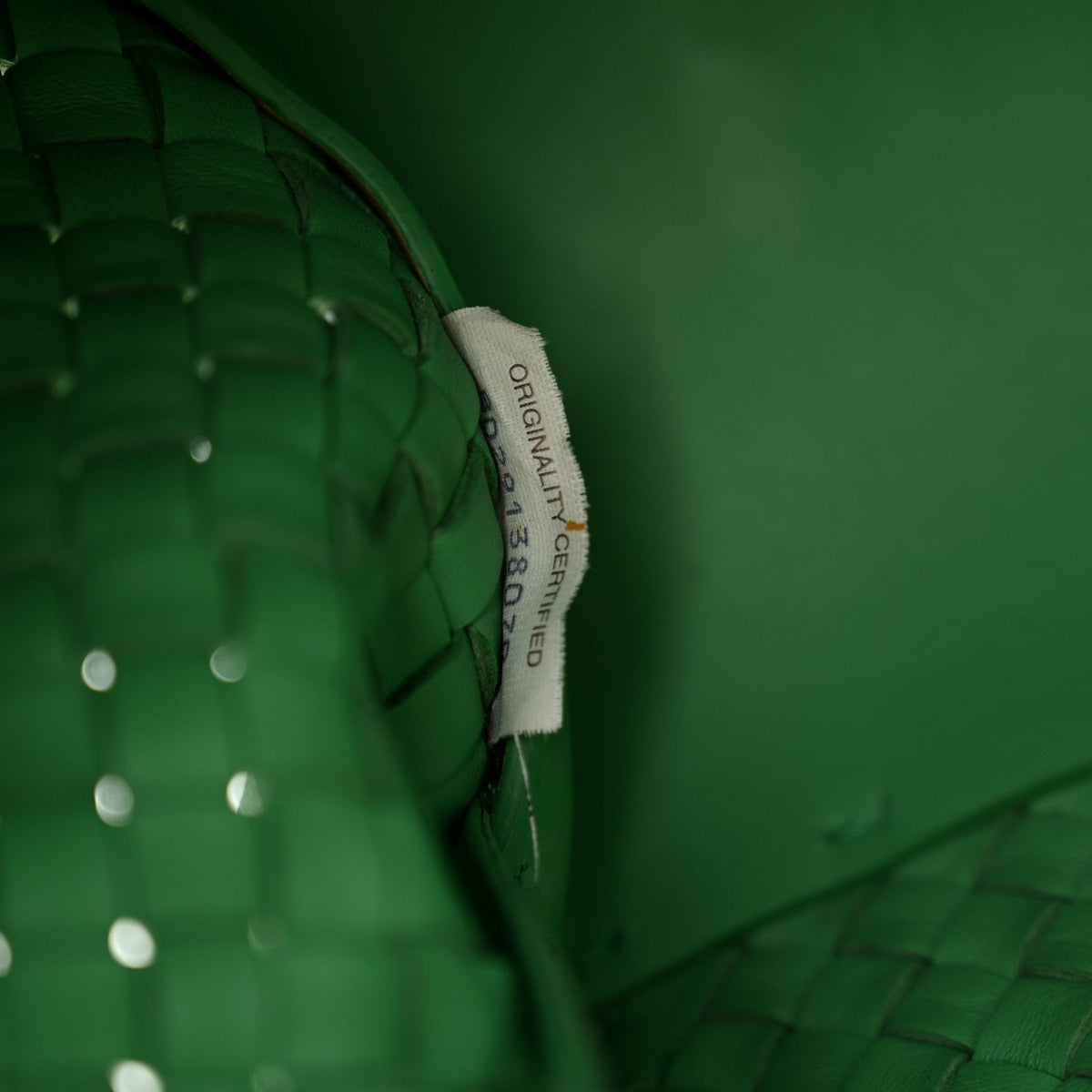 Nappa Intrecciato Medium Cabat Green