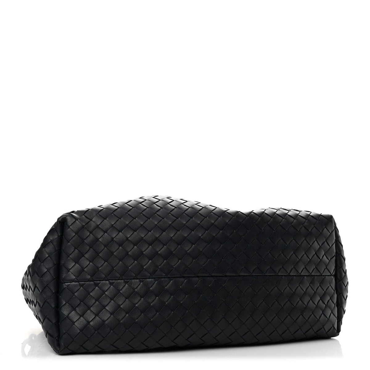 Calfskin Intrecciato Pinacoteca Reversible Tote Midnight Basalt