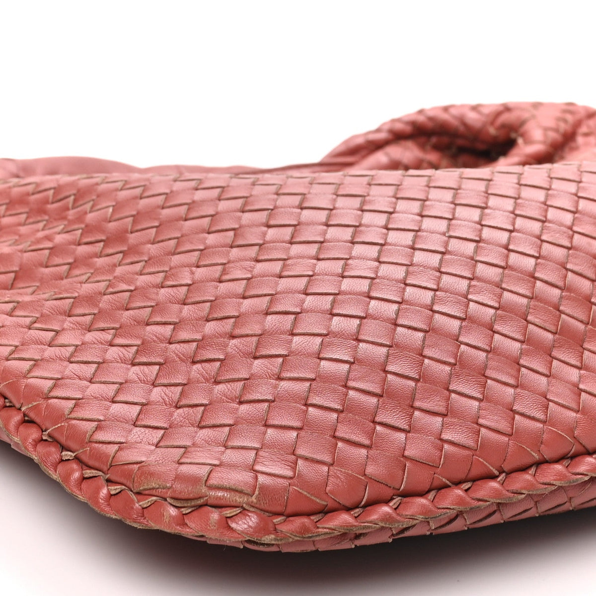 Nappa Intrecciato Large Veneta Hobo Brique