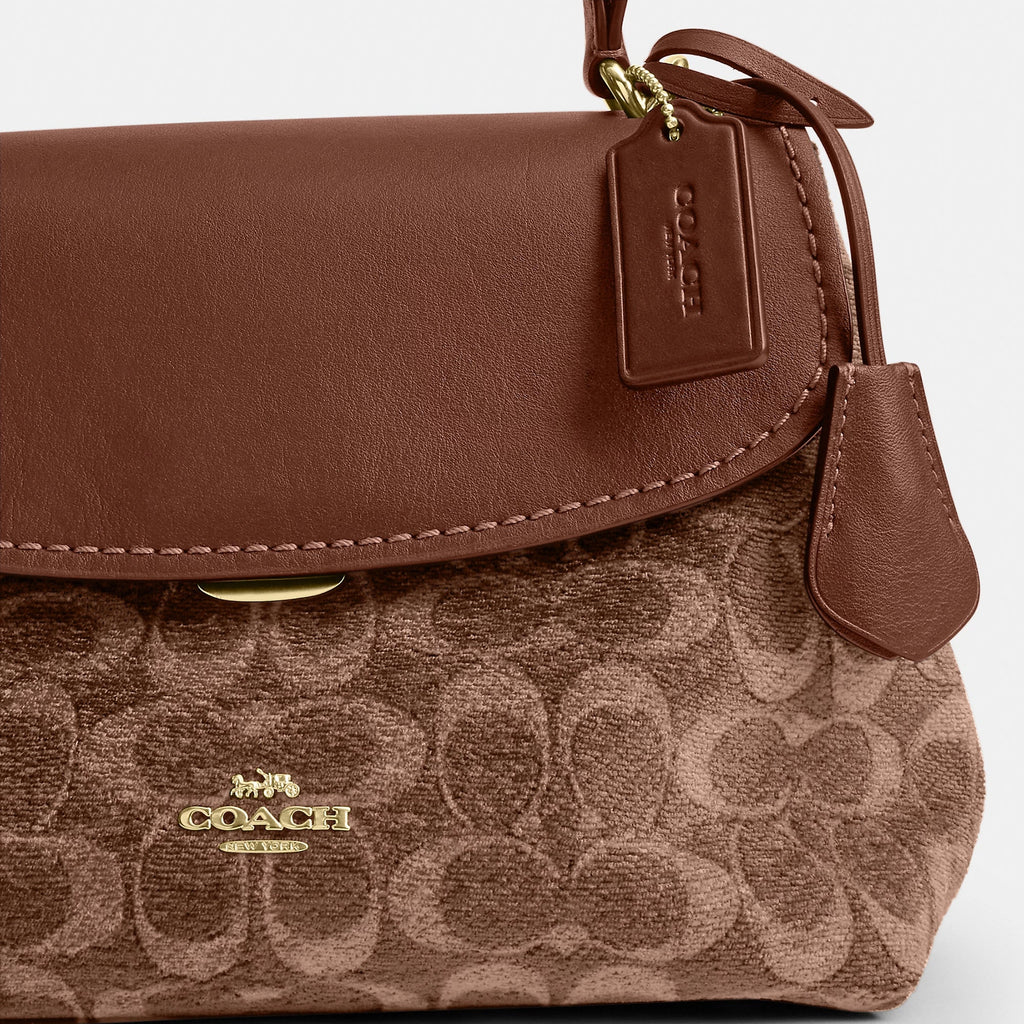 Coach Outlet Emory Top Handle Bag In Signature Chenille