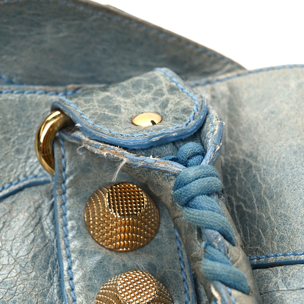 Agneau Giant 21 Gold Hardware City Sky Blue