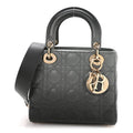 Lambskin Cannage Gradient Small My ABCDior Lady Dior Grey