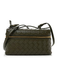 Calfskin Intrecciato Bang Bang Vanity Case Cypress