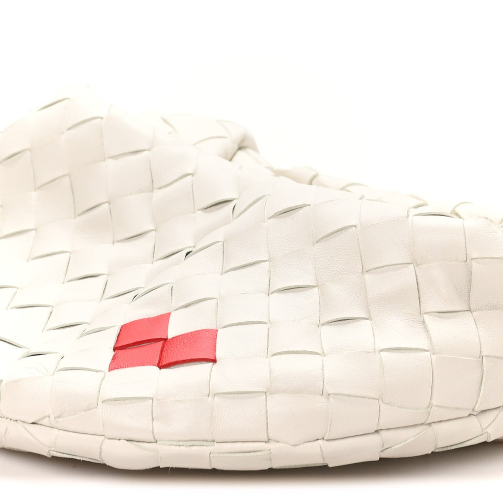 Nappa Intrecciato Mini Heart Jodie White White