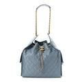 Caviar Quilted Medium Chanel 25 Handbag Blue