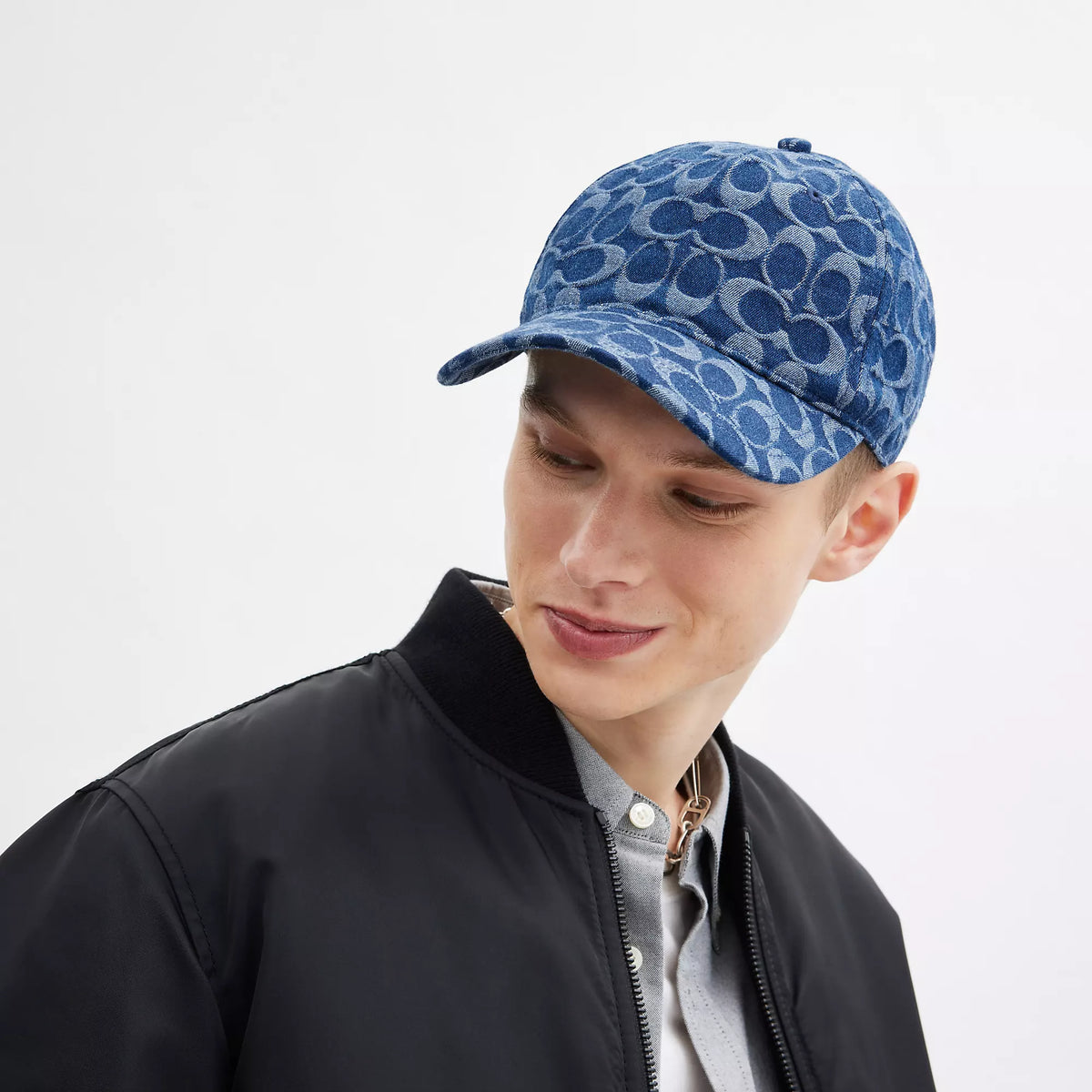 Coach Outlet Signature Denim Baseball Hat