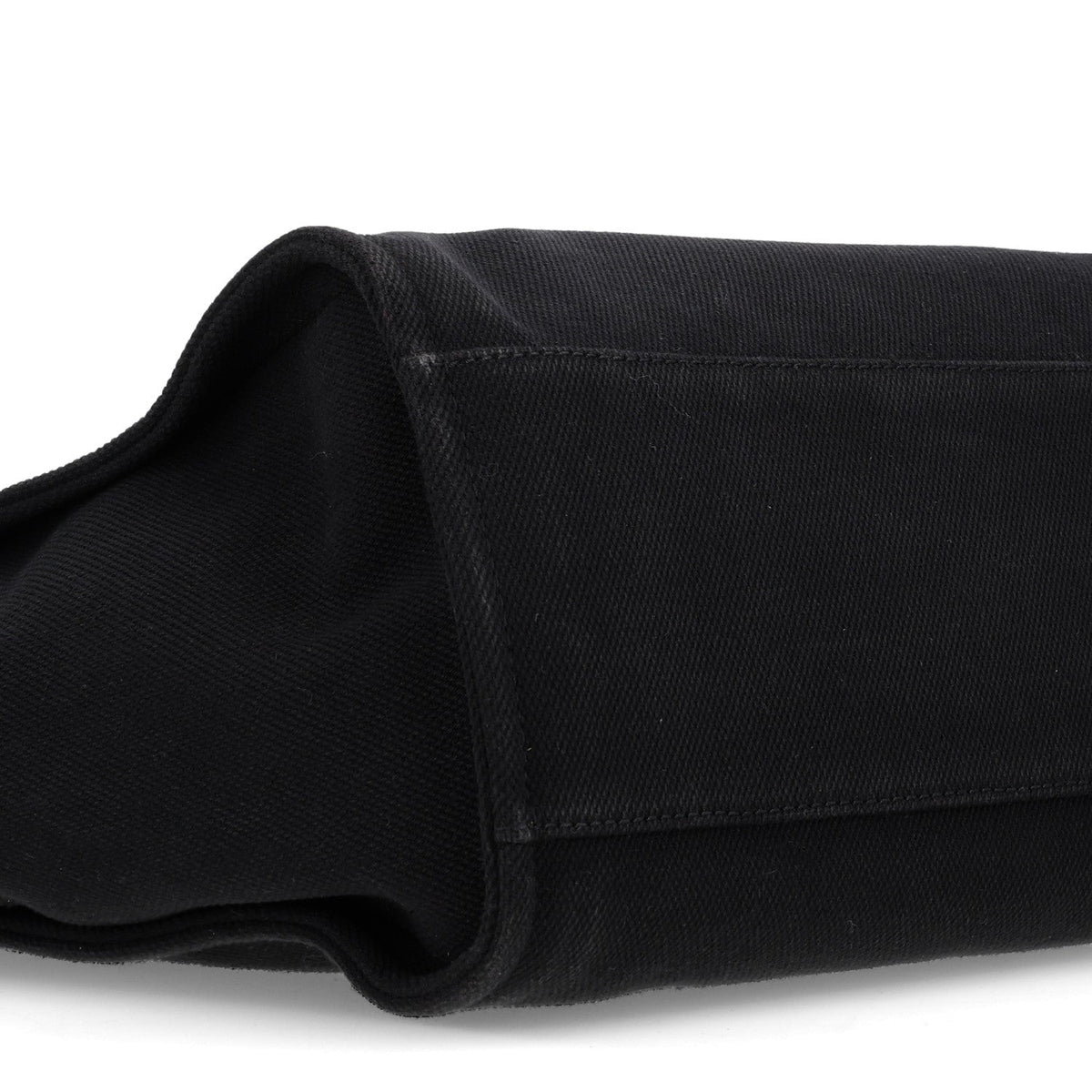 Canvas Pearl Medium Deauville Tote Black