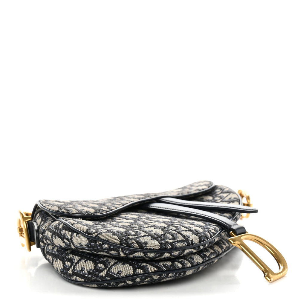 Oblique Saddle Bag Blue