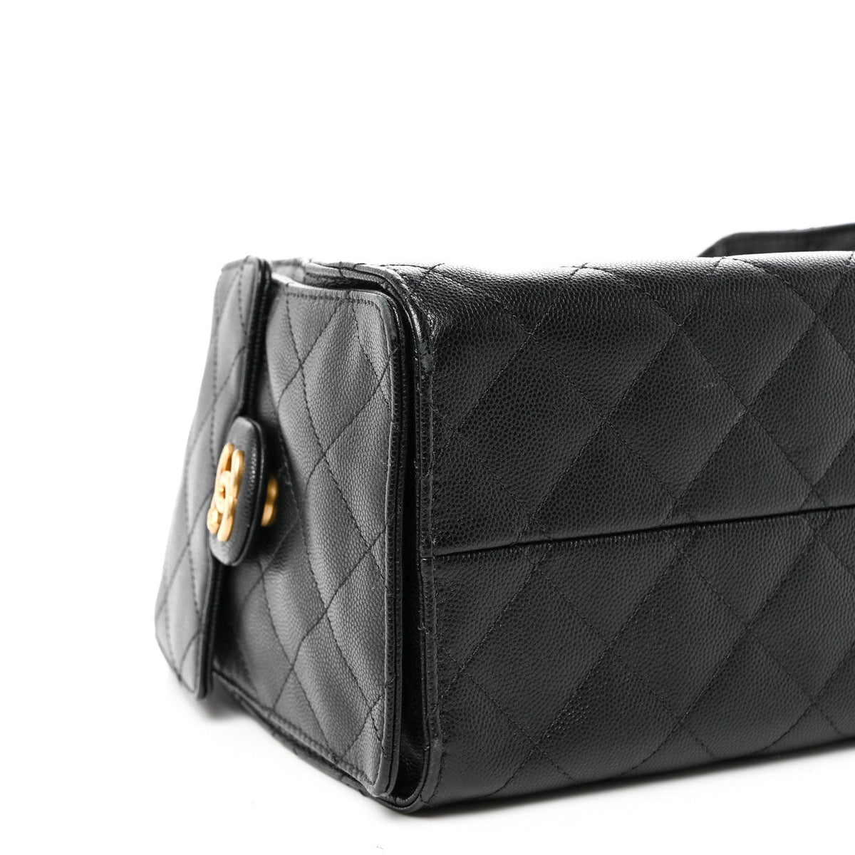 Caviar Quilted Small Chanel 25 Handbag Black