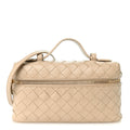 Calfskin Intrecciato Bang Bang Vanity Case Ecru