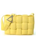 Nappa Maxi Intreccio Padded Cassette Crossbody Bag Sherbert