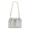Caviar Quilted Mini Chanel 25 Handbag Light Blue