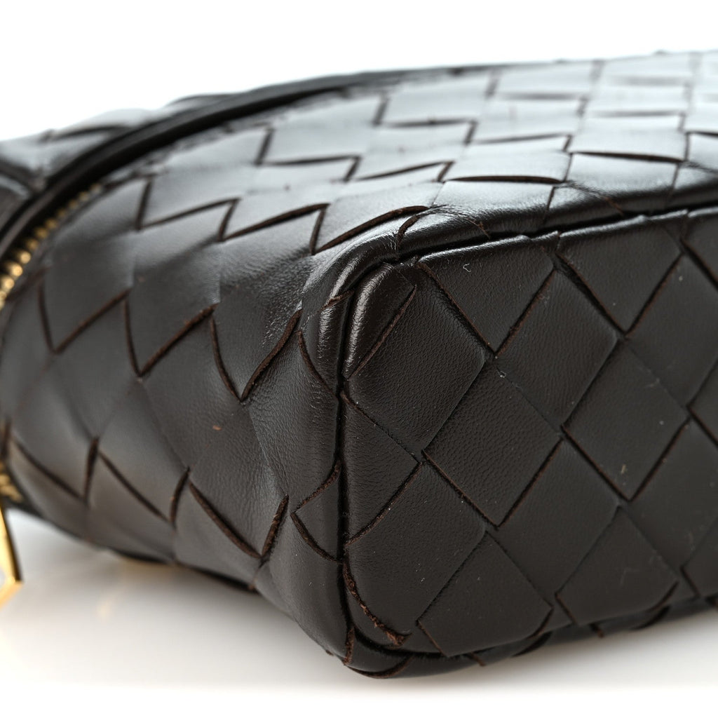 Calfskin Intrecciato Bang Bang Vanity Case Fondant