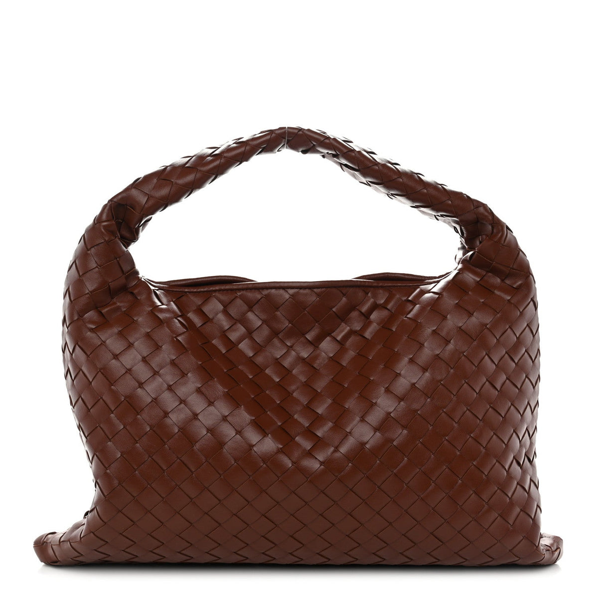 Calfskin Intrecciato Small Hop Sapele