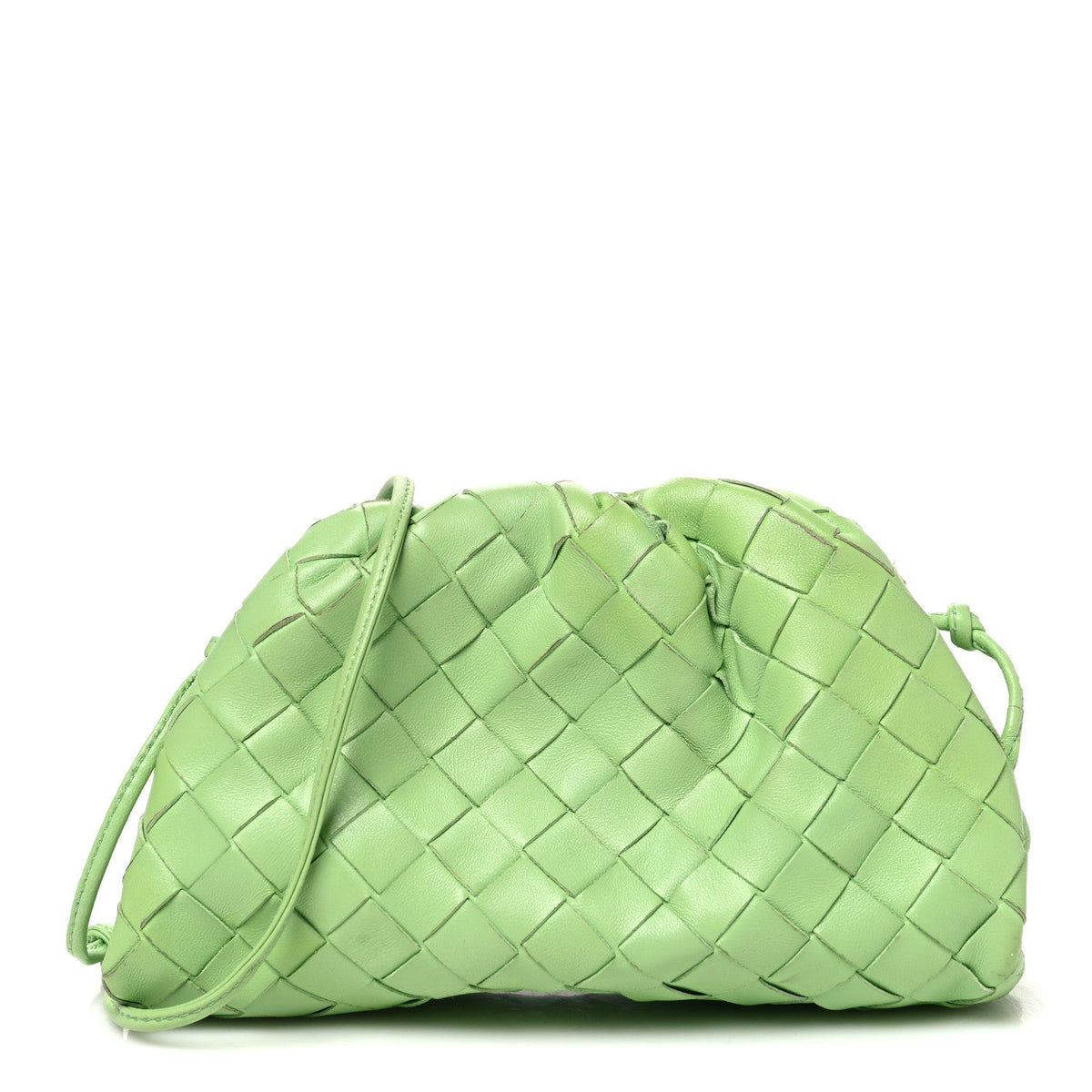 Nappa Intrecciato The Mini Pouch Pistachio