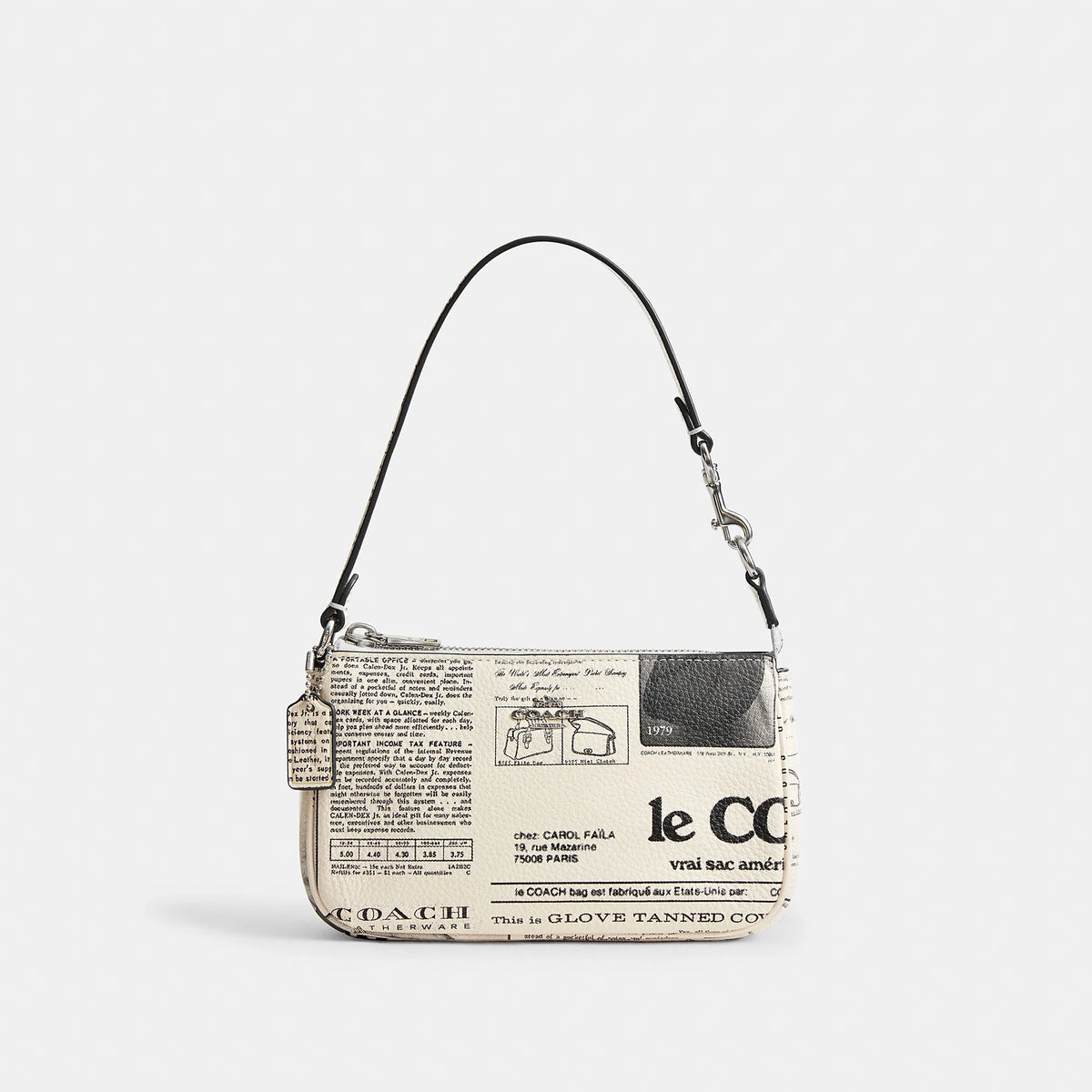 Coach Outlet Nolita 19 With Newspaper Print