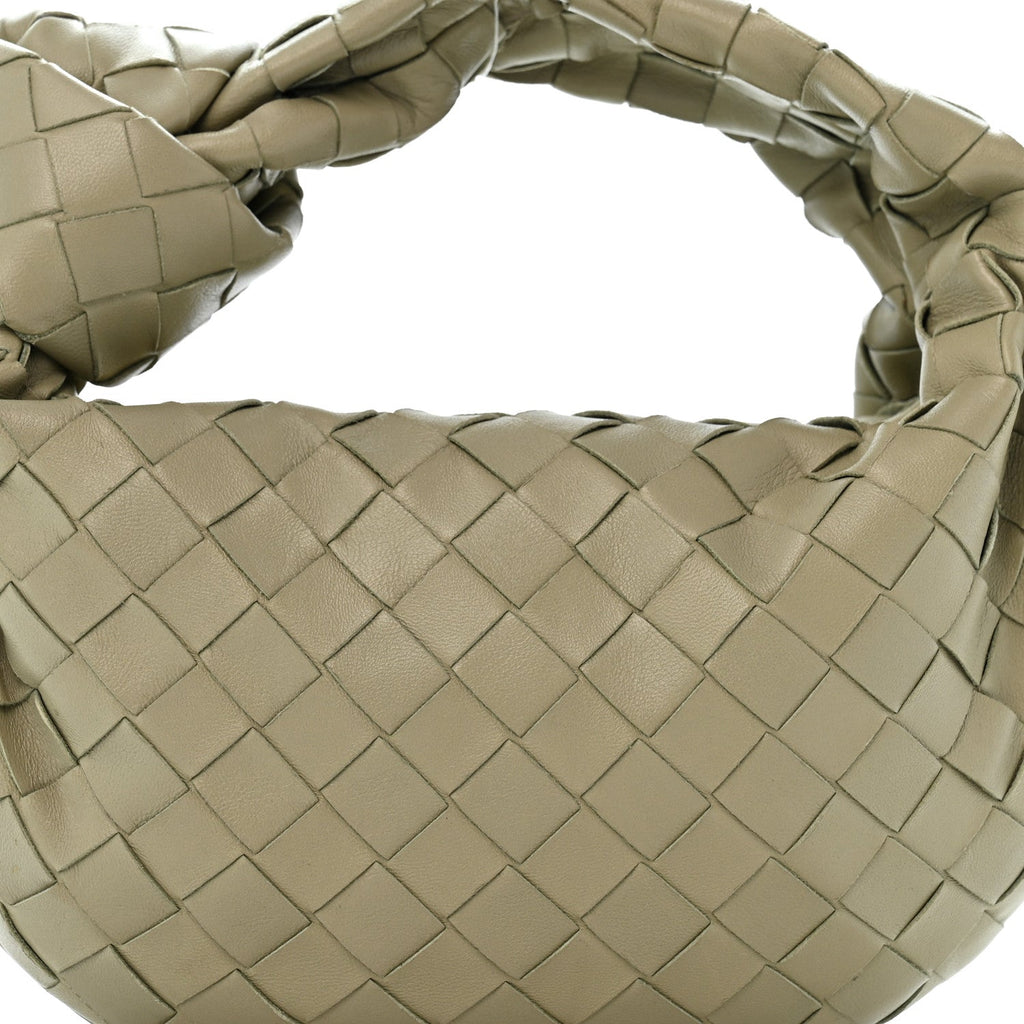 Nappa Intrecciato Mini Jodie Travertine