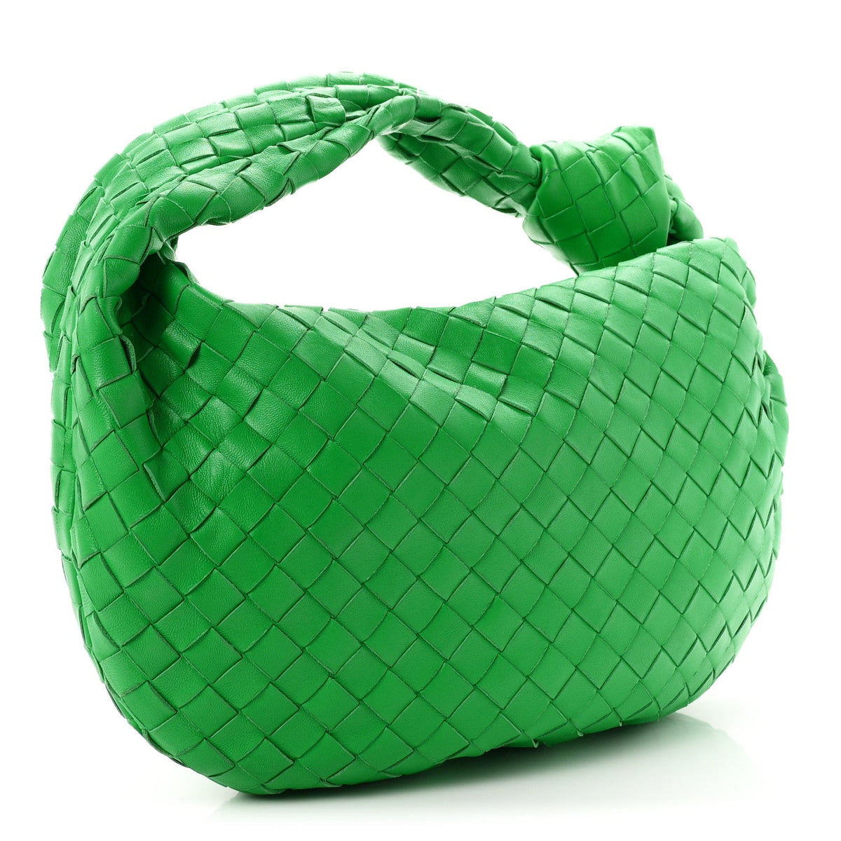 Nappa Intrecciato Teen Jodie Hobo Parakeet