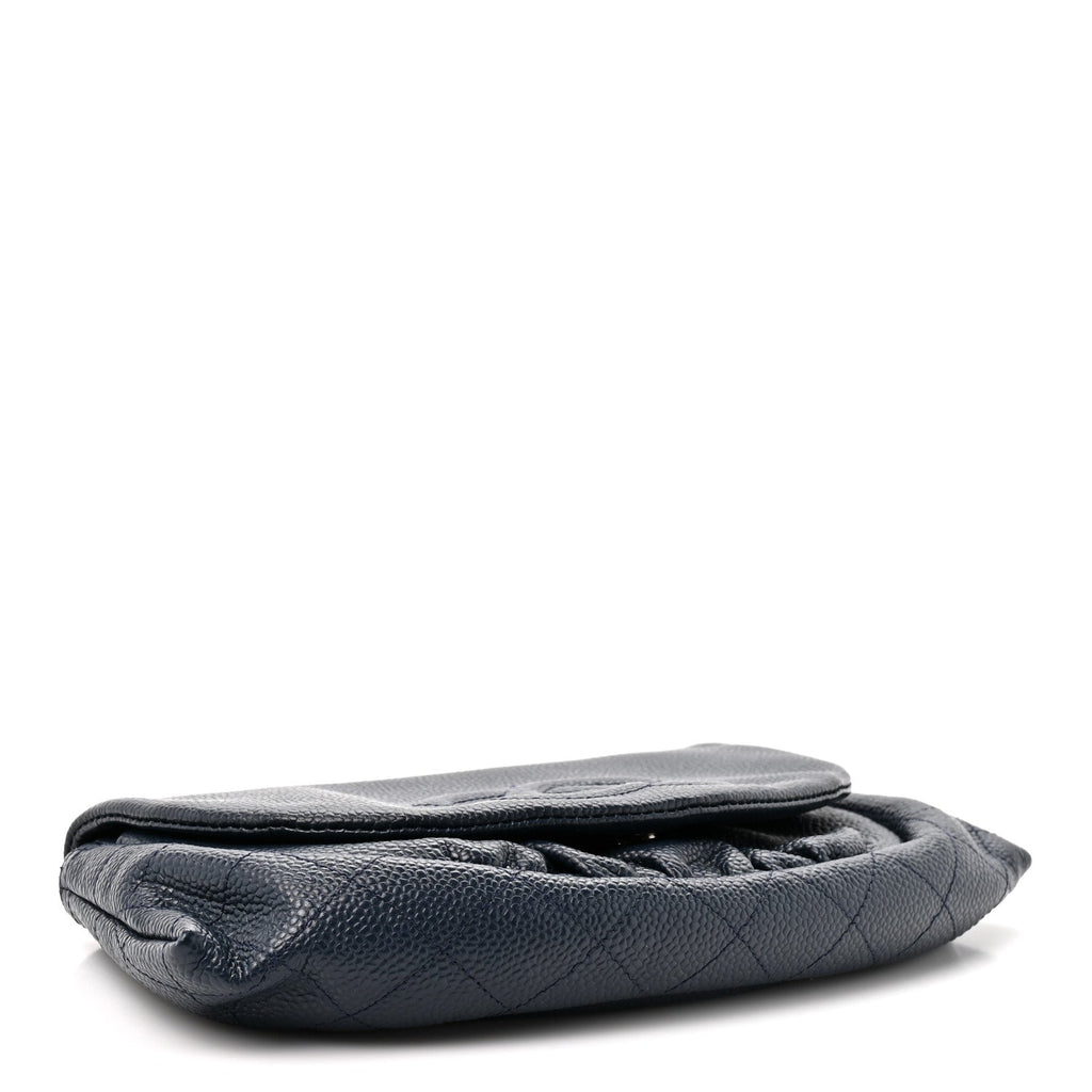 Caviar Half Moon Wallet On Chain WOC Navy