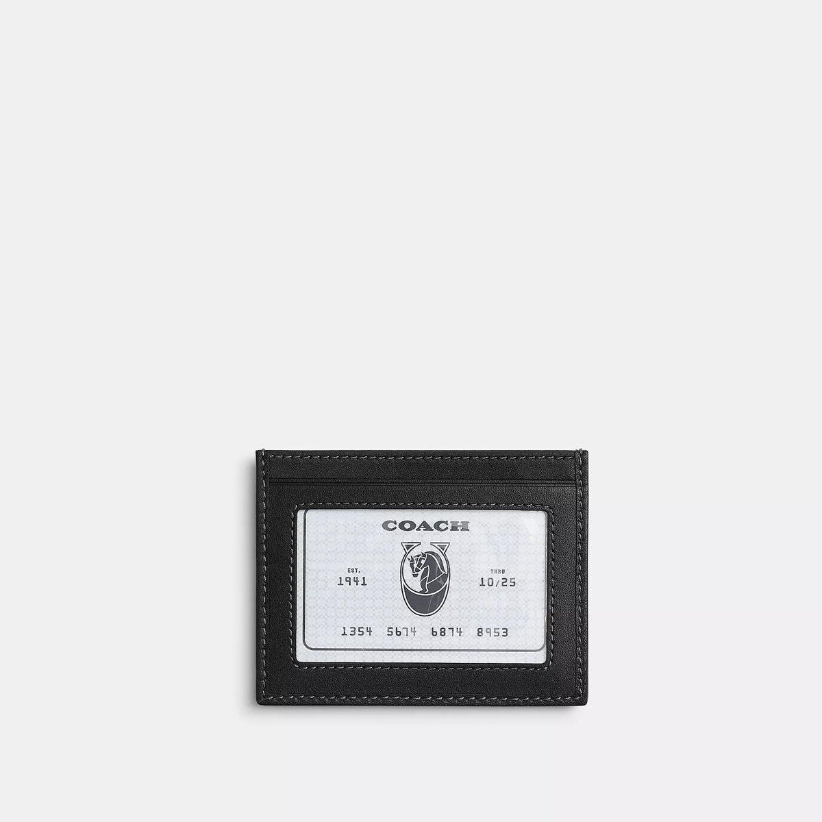 Coach Outlet Slim Id Card Case In Loved Signature Denim