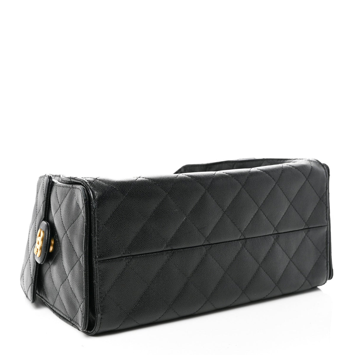 Caviar Quilted Small Chanel 25 Handbag Black