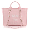 Mixed Fibers Small Deauville Tote Light Pink