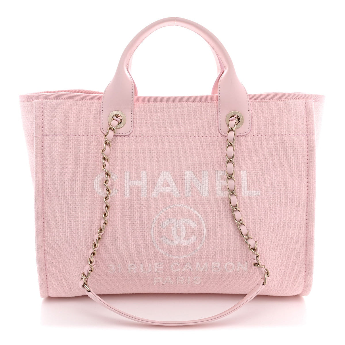 Mixed Fibers Small Deauville Tote Light Pink