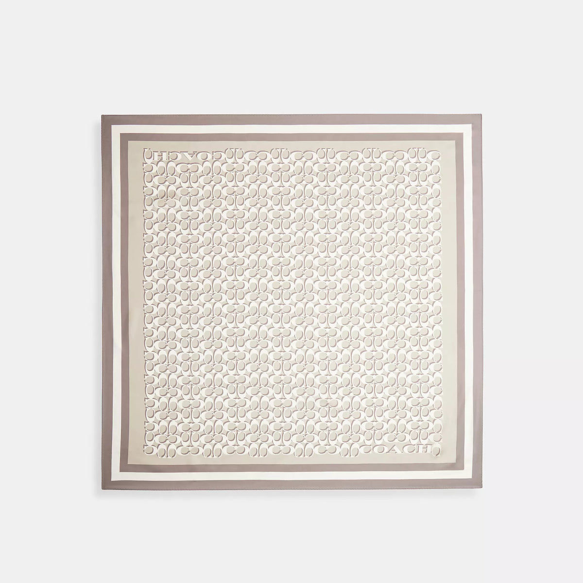 Coach Outlet Signature Silk Square Scarf