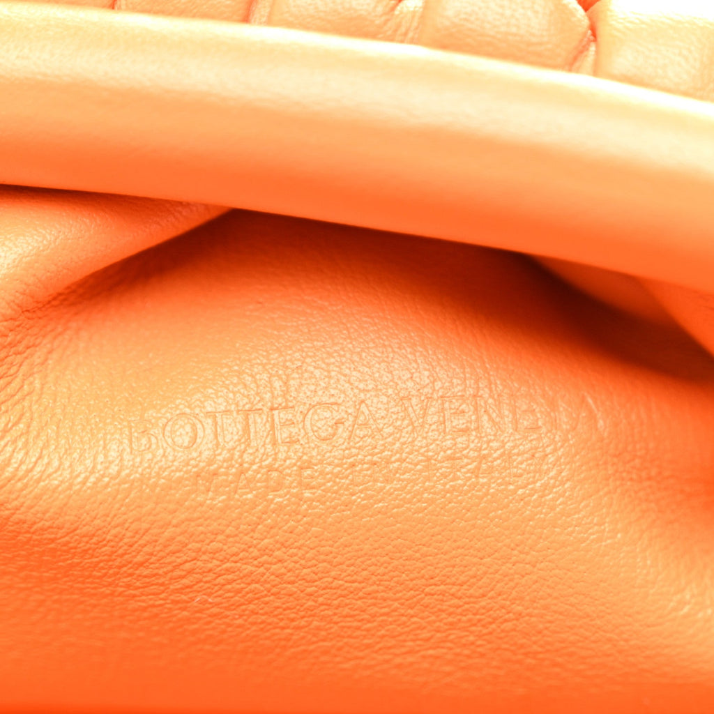 Butter Calfskin The Mini Pouch Light Orange