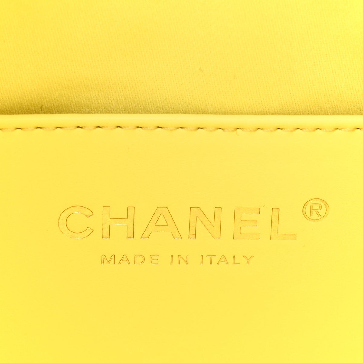 Caviar Quilted Mini Chanel 25 Handbag Yellow