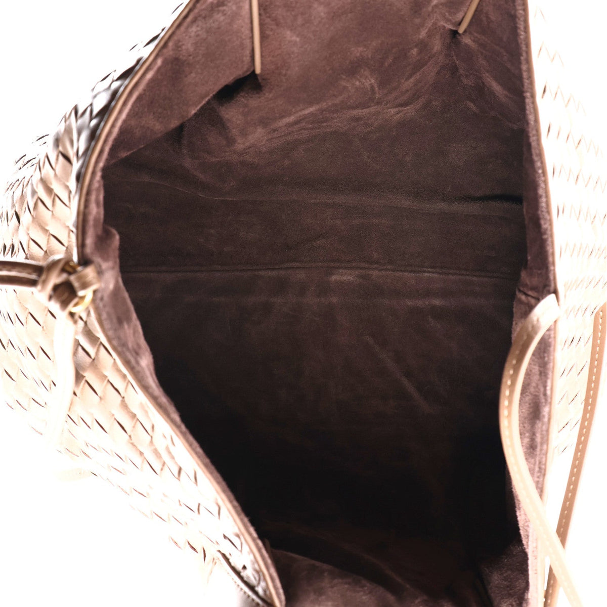 Calfskin Intrecciato Medium Pinacoteca Reversible Tote Pinecone Fondant