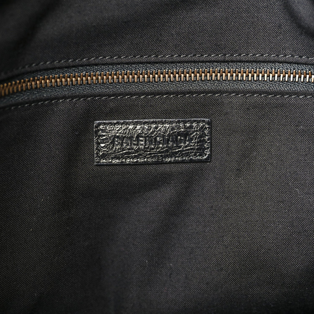 Agneau Arena Classic Hardware Medium Le City Tote Black