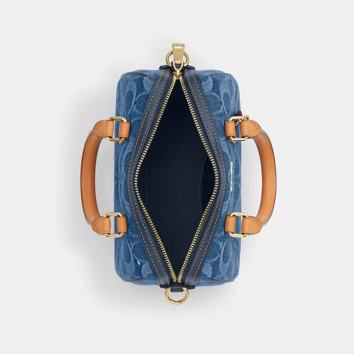 Coach Outlet Mini Rowan Crossbody Bag In Signature Denim