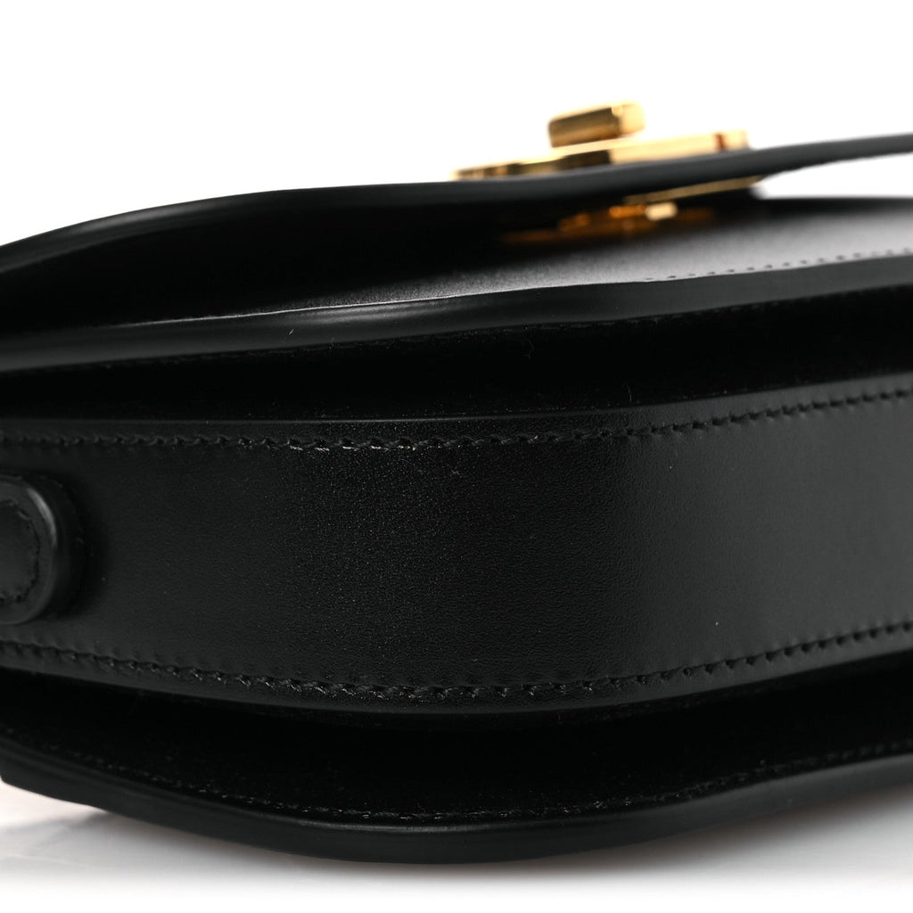Box Calfskin 30 Montaigne Small Avenue Bag Black