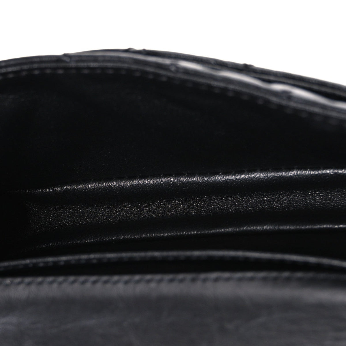 Aged Calfskin Quilted 2.55 Reissue Flap Belt Bag Clutch Black